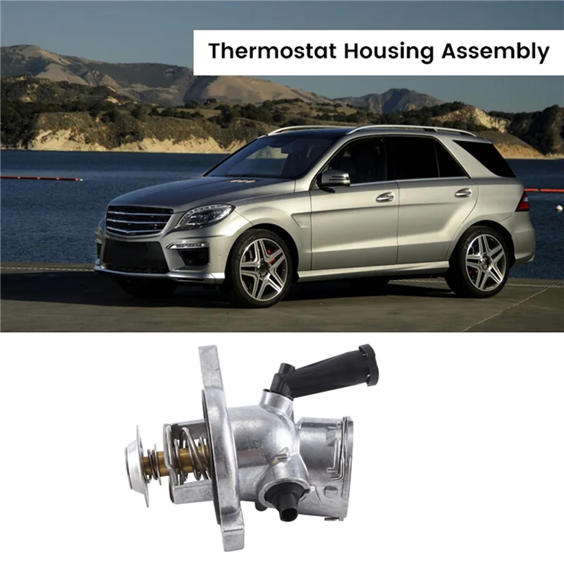 

Car Engine Coolant Thermostat Housing Assembly For Mercedes Benz CLS63 E63 ML63 AMG 2007-2015 Spare Parts 1562030275, 1562030475