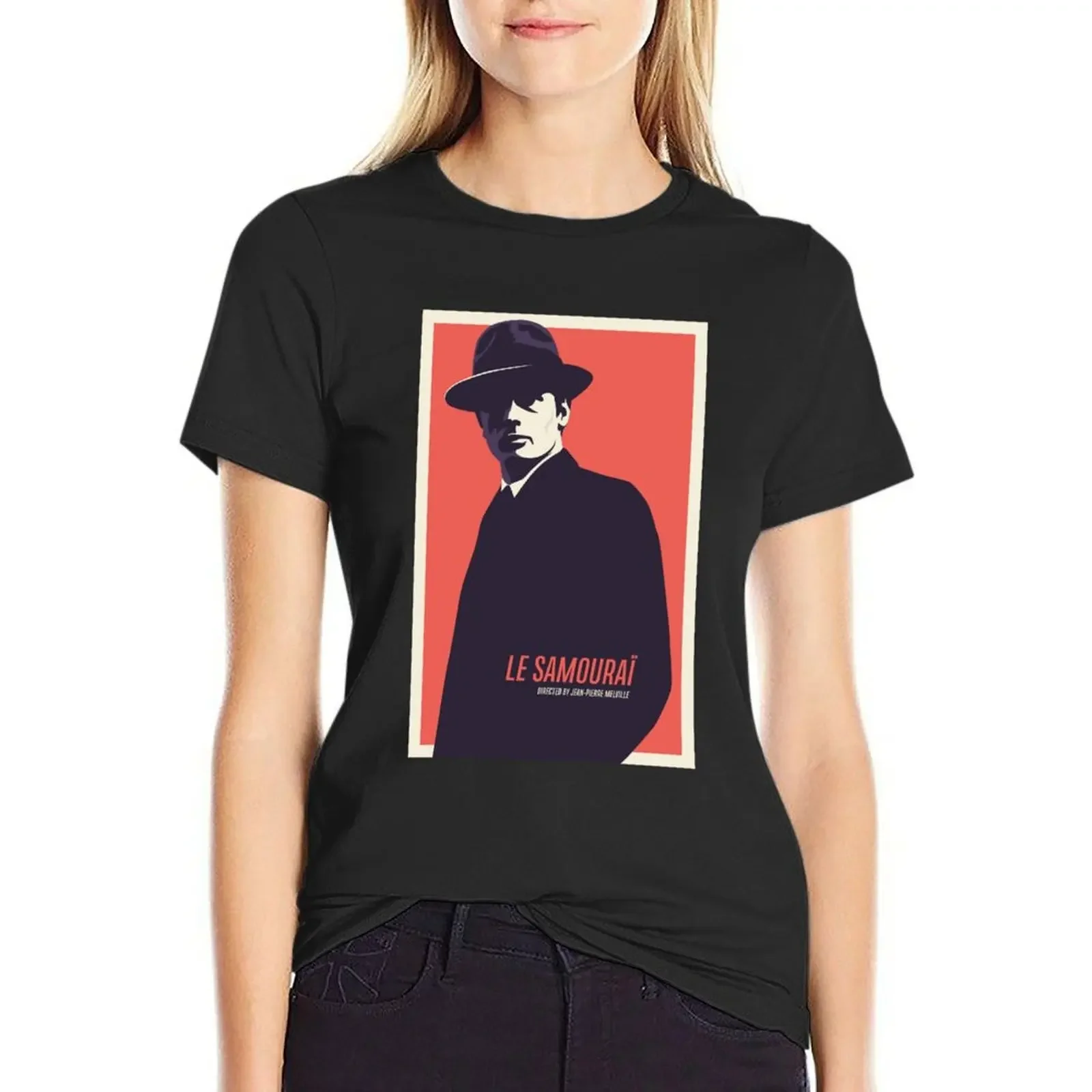 

Le Samourai Poster T-Shirt cute tops vintage clothes korean fashion T-shirts for Women