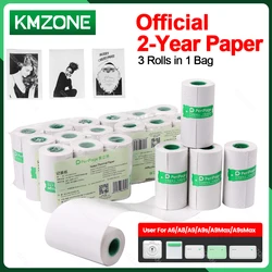 Peripage 58mm Thermal Paper White Adhesive Sticker Rolls for Pocket Photo Printer Mini Machine Picture Image Receipt Printing