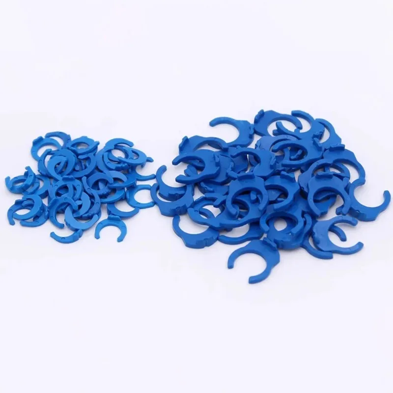 1/4'' 3/8'' Blue C-type Quick Connect Pipe Clip Clamp Fitting