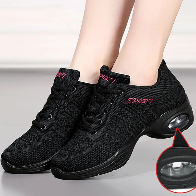 New Dancing Shoes for Women Jazz Sneaker Fashion Dance Sneakers for Women Modern Street Dance Shoes Feminino Zapatos