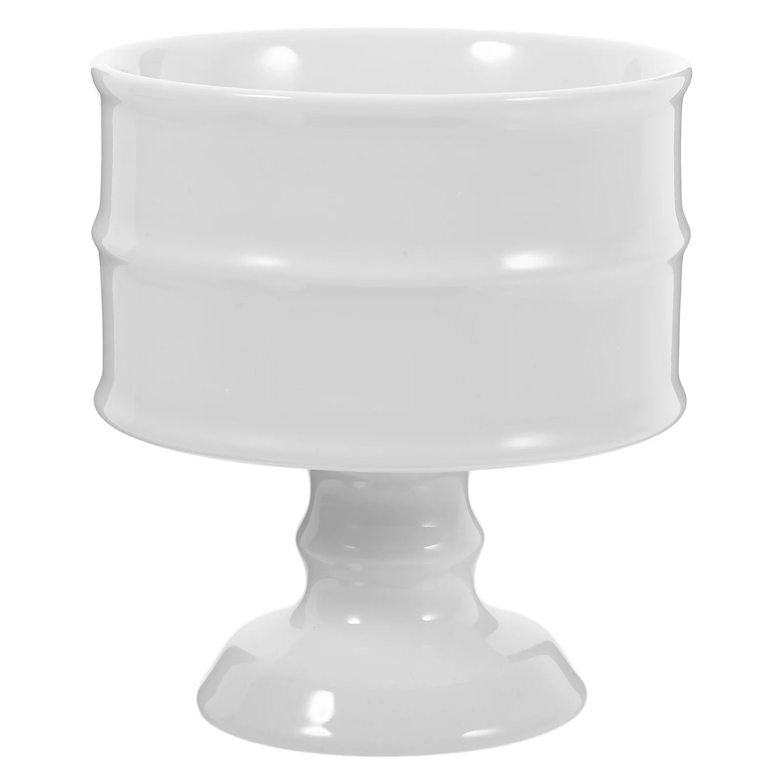 

150Ml Ceramic Holder with Elevated Base Ideal for Wedding Party Dinner Table Decor Vintage Style Stand Multicolor