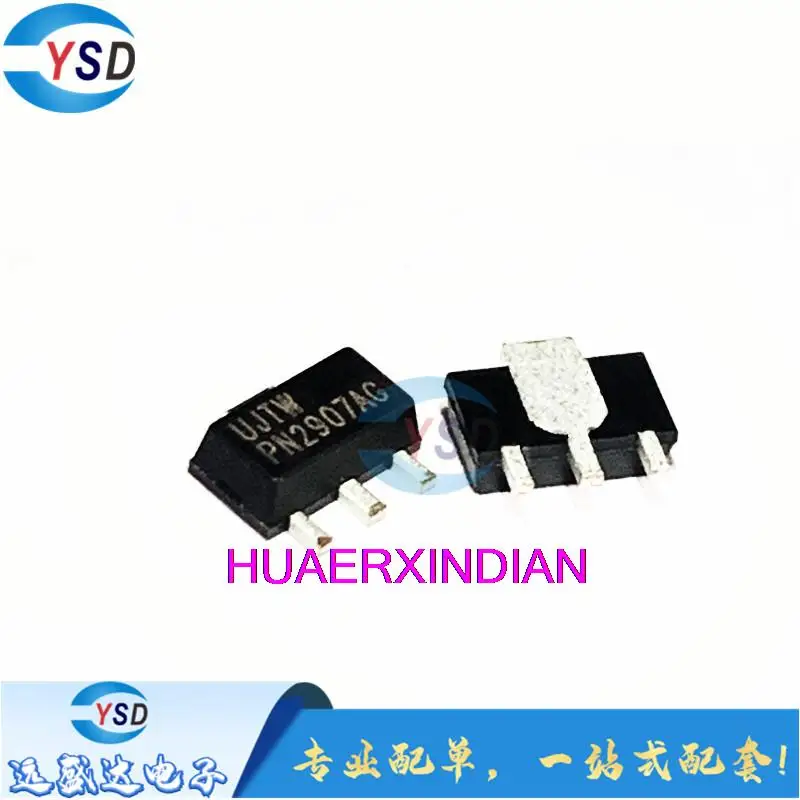 

10PCS Original PN2907AG-AB3-R PN2907AG SOT89 0.8A/60V PNP
