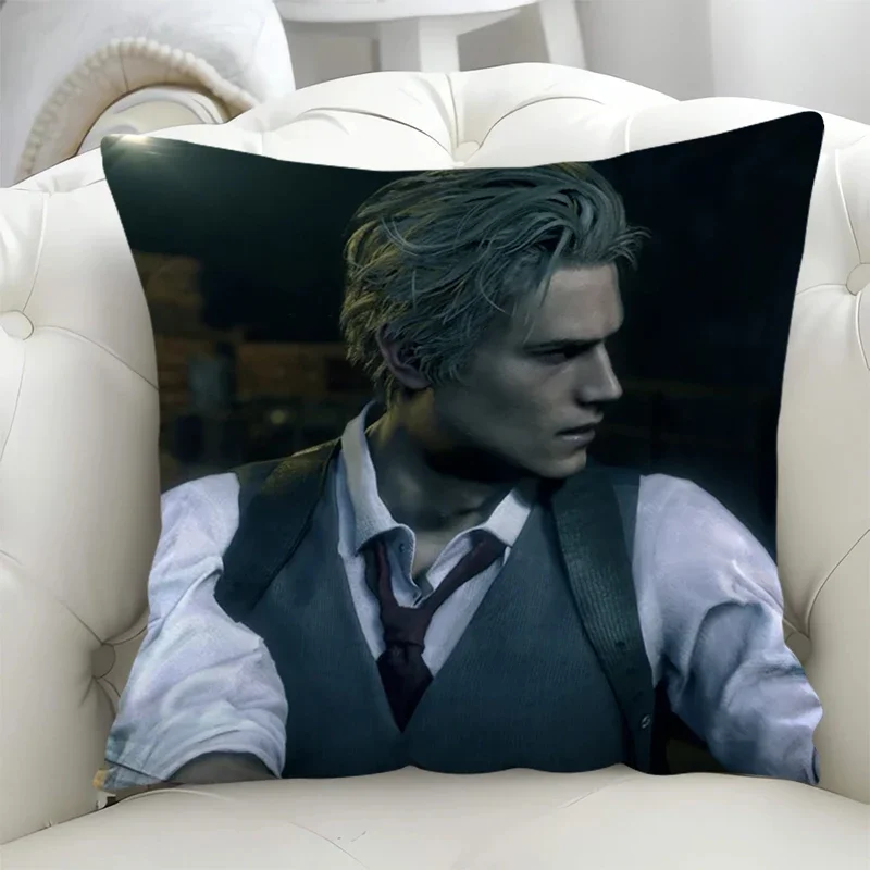 Leon Kennedy Cushions Double-sided Printing Short Plush Cushion Cover Couch Pillows Bedroom Children's Decorative Sofa Pillow