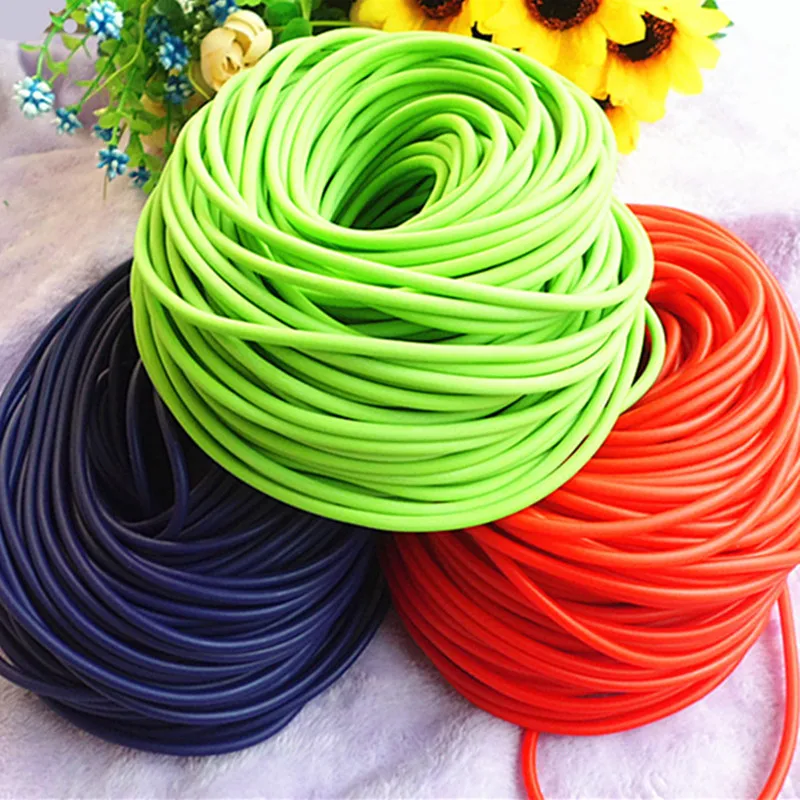 

10M 3060 Multi-color Natural Latex High Elastic Rubber Band Latex Tube Tourniquet Elastic Outdoor Hunting Slingshot Accessories