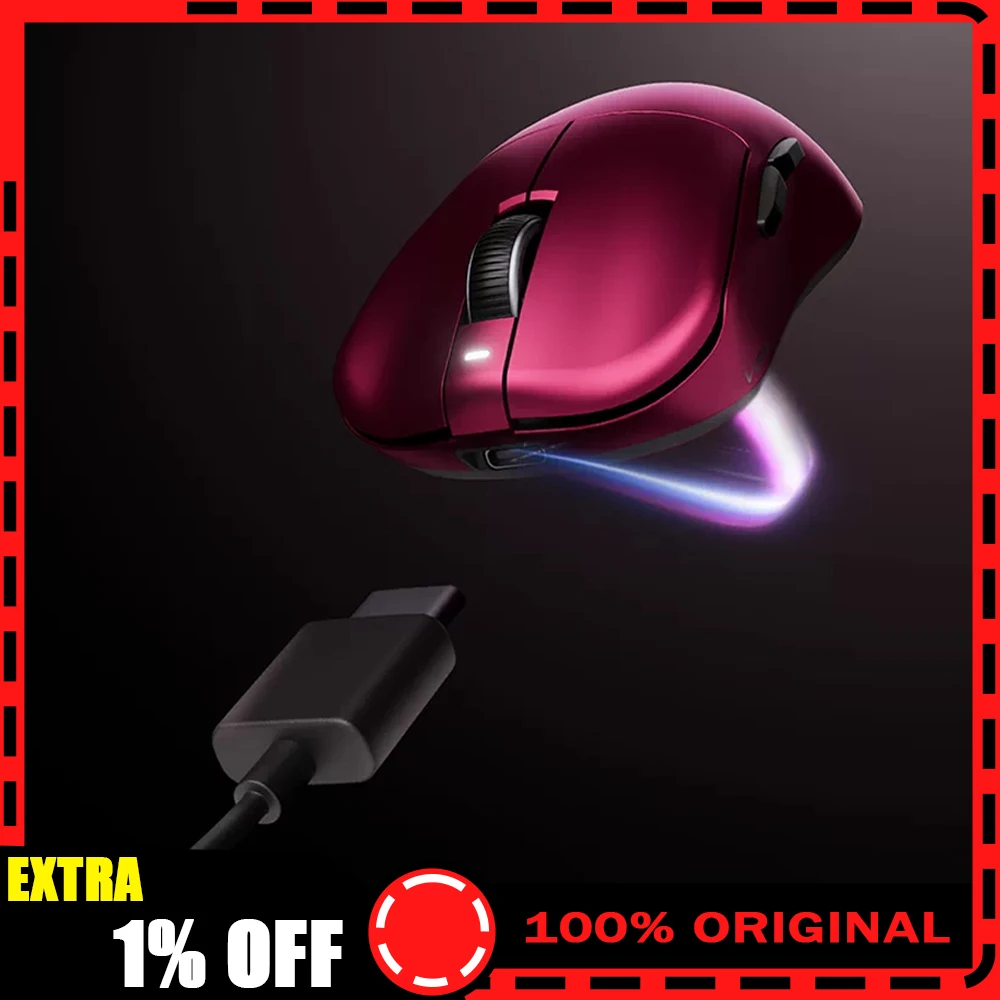 VGN Dragonfly F1 V5 Mouse Tri Mode Wireless Mouse PAW3955 8000Hz Polling Rate Lightweight Gaming Mice PC Accessories