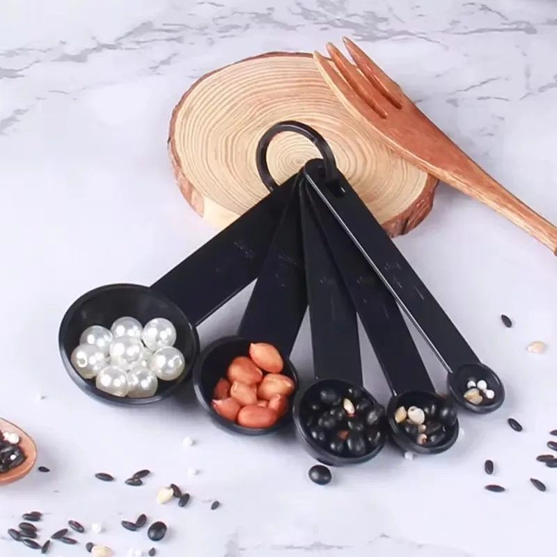 5/10Pcs Kitchen Measuring Spoon Set Clear Scale Baking Cooking Scoops For Flour Sugar Spice Measuring Tools