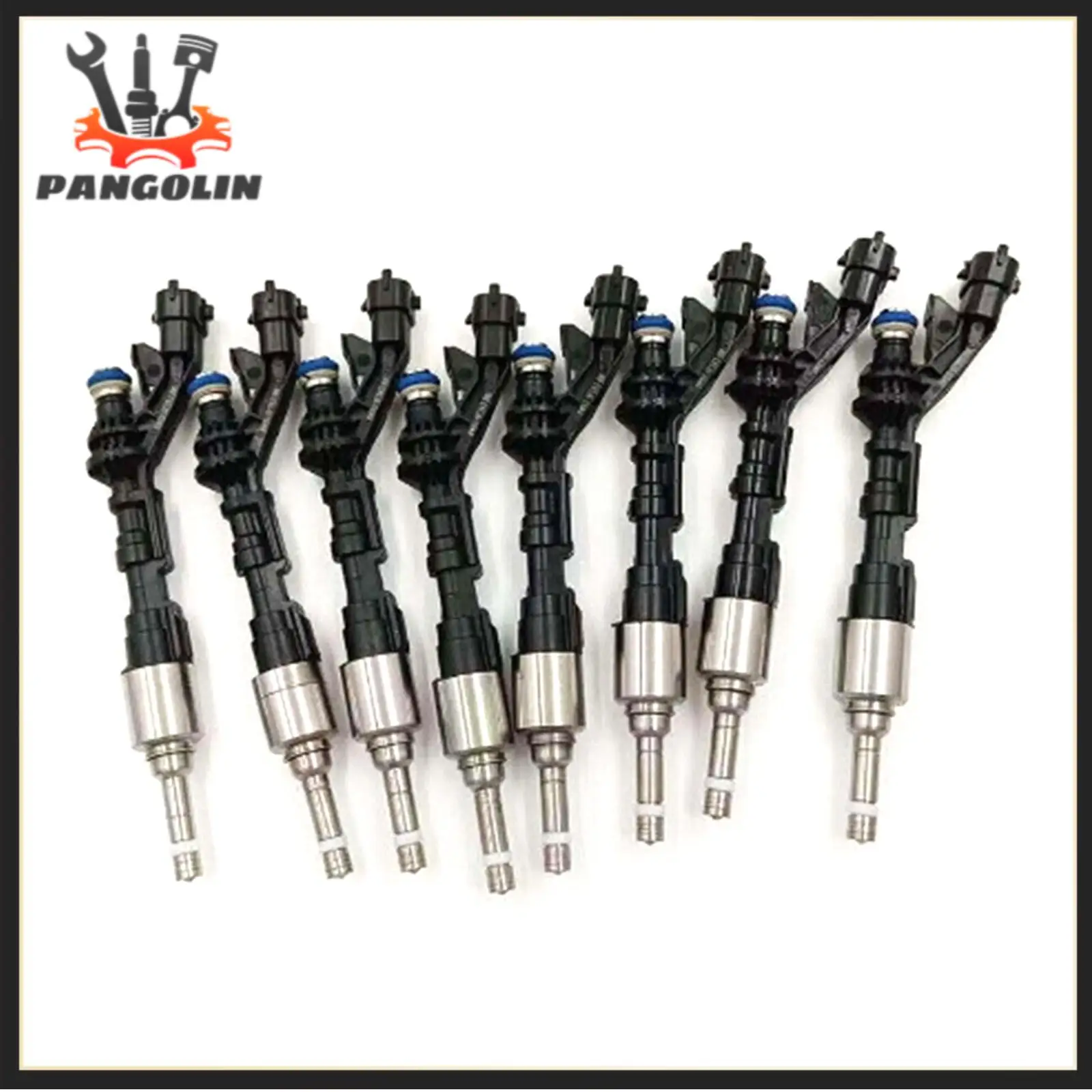 

8pcs Engine Fuel injectors 0261500105 0261500298 C2D45732 C2D55183 For Jaguar F-Type XF XFR Land Rover Range Rover LR4 Sport