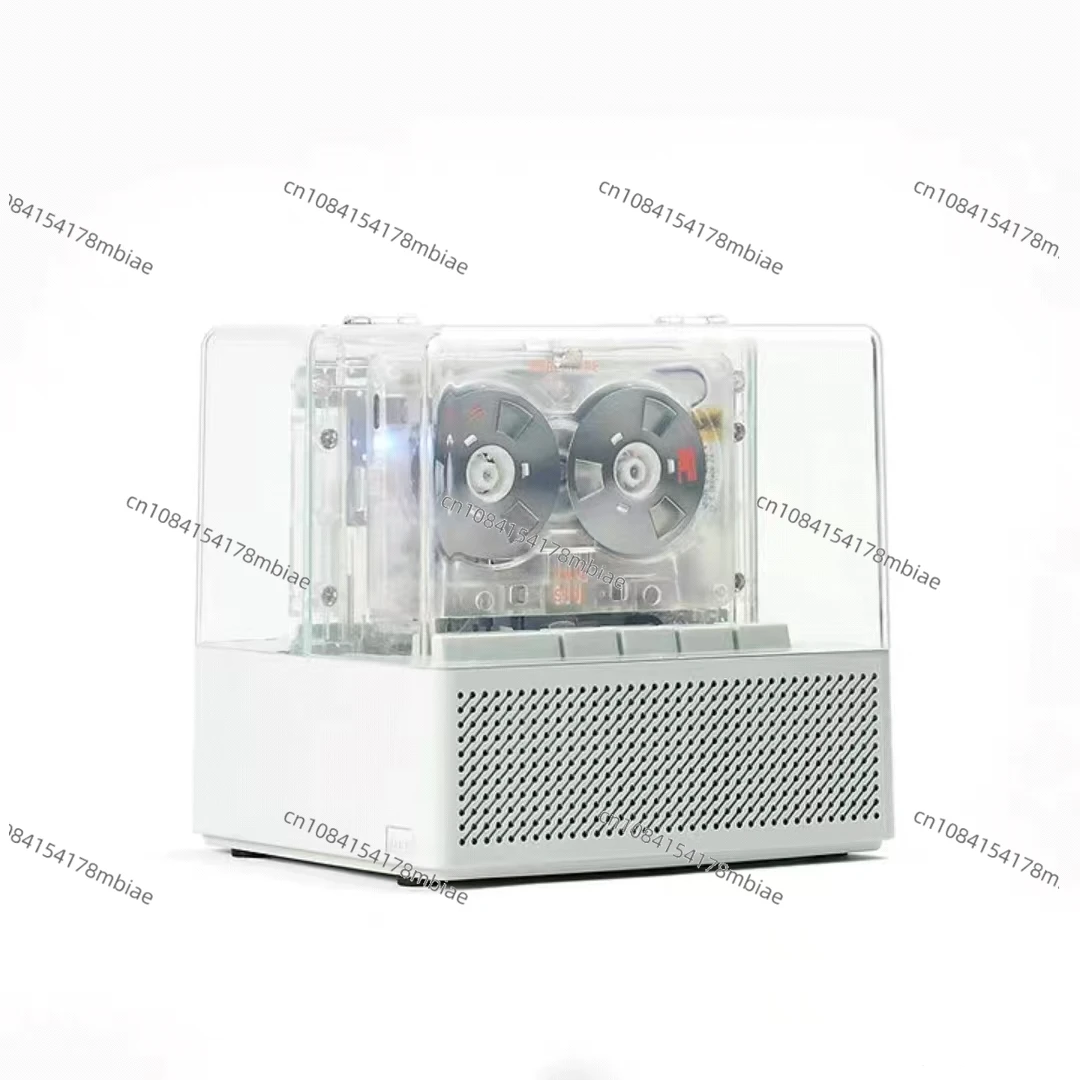 Tape Reader Bluetooth Speaker 2-in-1 Retro Table with Nostalgic Card Plug-in Feelings