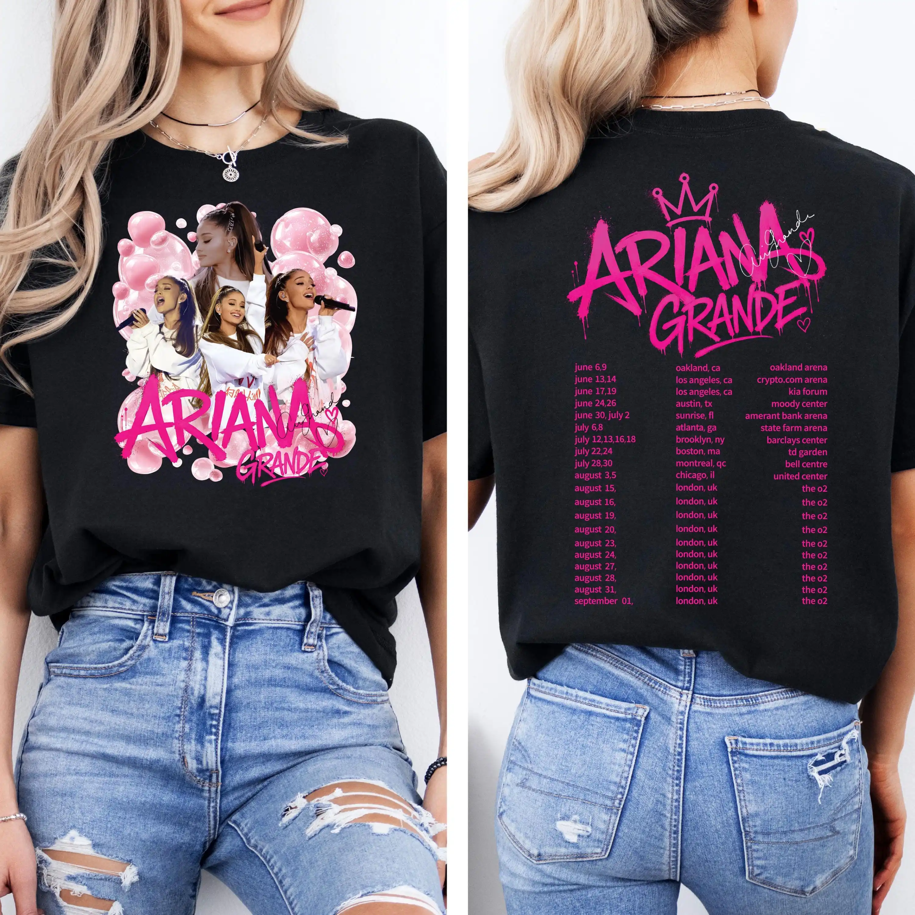 Ariana Grande Concert Shirt, Eternal Sunshine Tour 2026 Jumper, Pop Music Hoodie, Ariana Grande UK Tour 2026