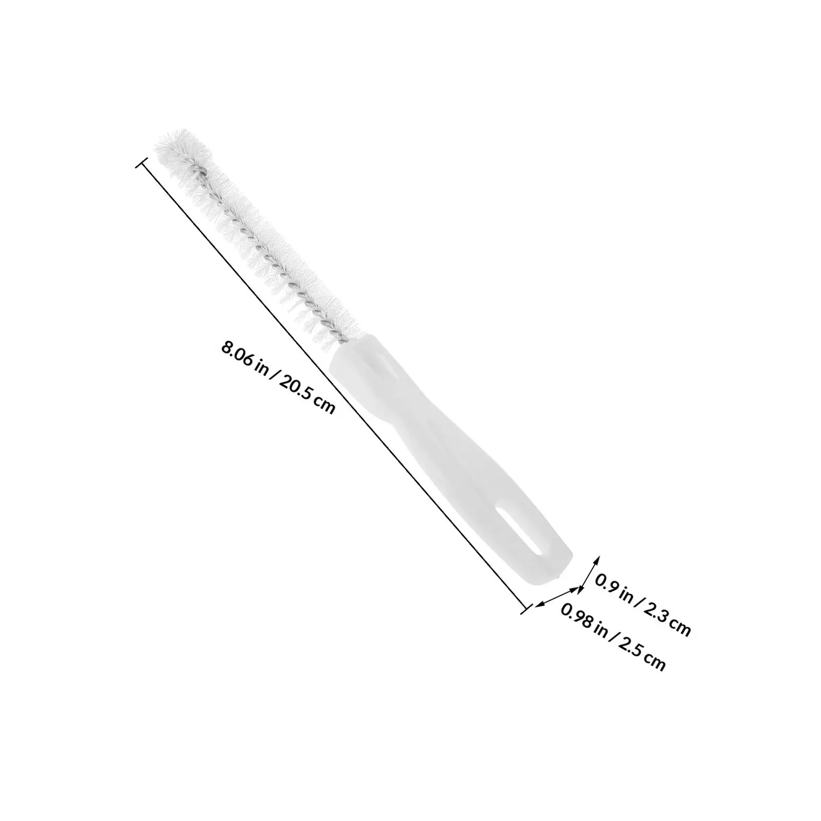 2Pcs Multifunctional L-Shaped Cleaning Brush for Bottles Cups Jugs Decanters Travel Mugs Beer Wine Making Dish Scrub