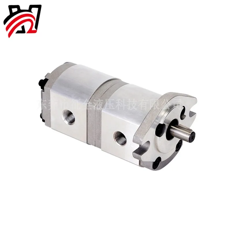 Hydraulic gear pump cast aluminum material corrosion resistant Zhengquan HGP-11A double pump pump body collocation