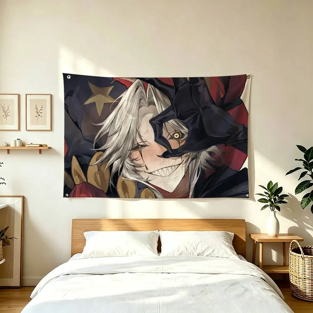 G-Game The Freak Circus Pierrot  Flags for Bedrooms Home Decor Items Outdoor Decors Garage Decoration Flaga