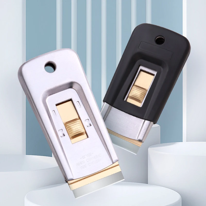 

Rubber Removal Repair Shovel Multifunctional Cleaning Stainless Steel Scraper Telescopic Portable Tool