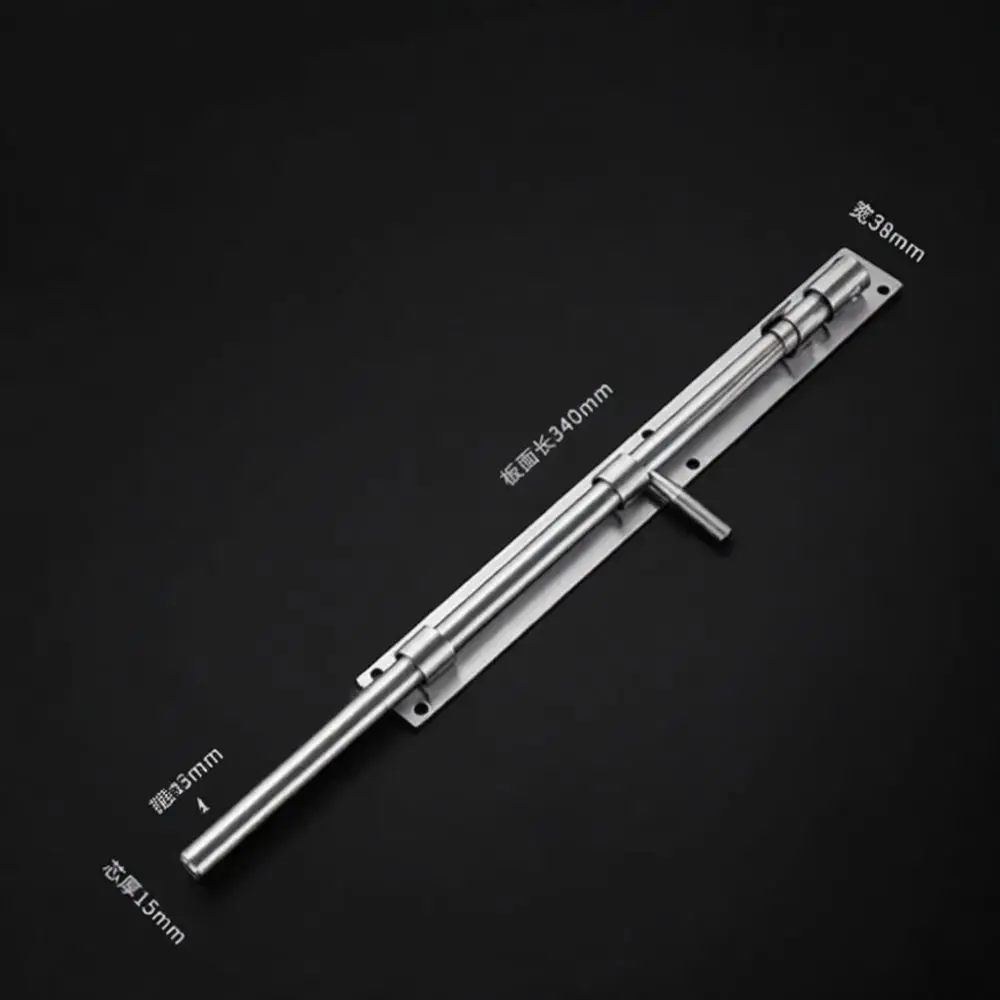 Solid 304 Stainless Steel Floor Bolt Gate Latch Heavy Duty Security Lock For Door Fencing Hardware Easy Operation