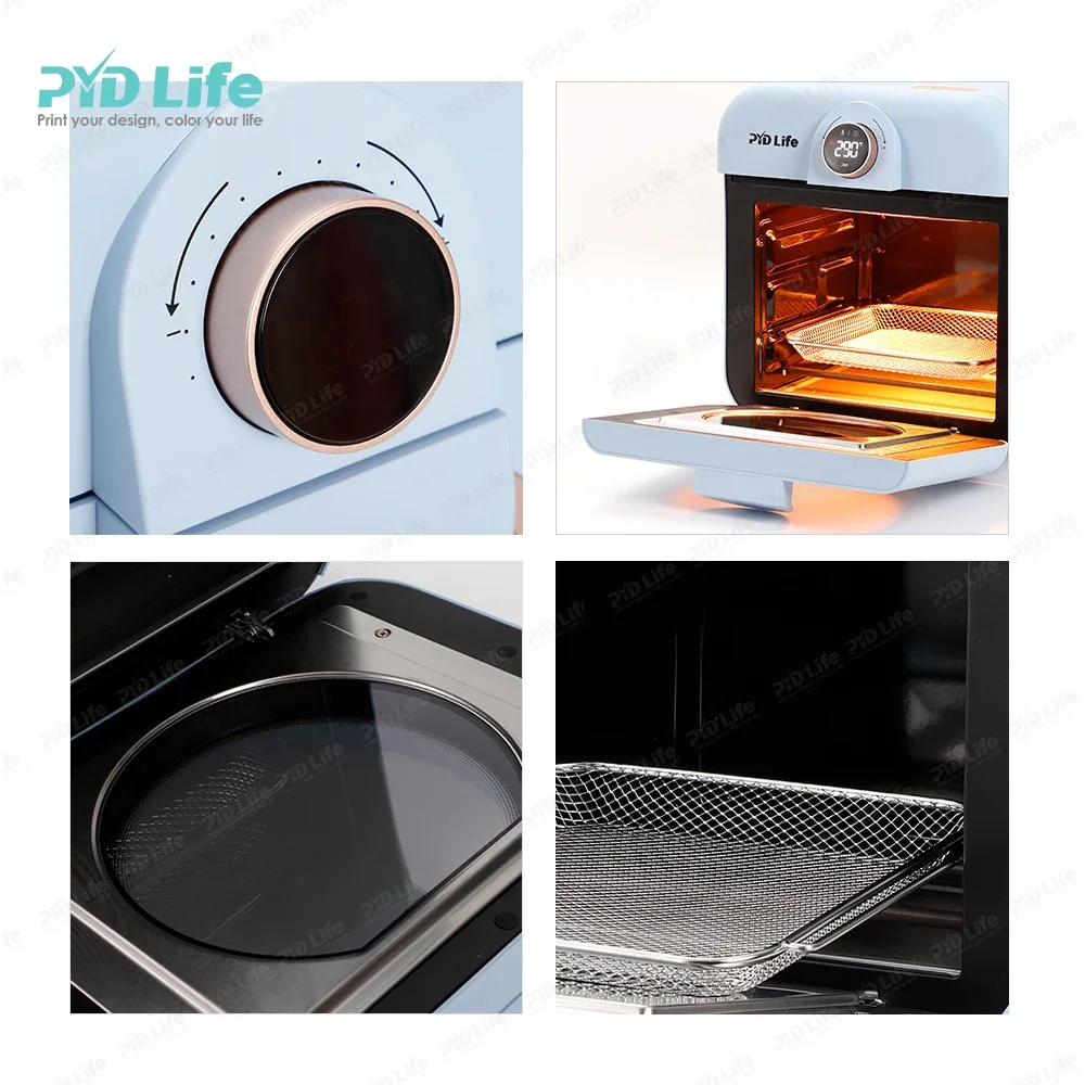 PYD Life 12L Blue Mini Transfer Mitt Blanks Tumbler Mug Vacuum Heat Press 3d Machine Sublimation Oven for Mugs