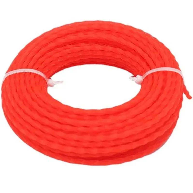 3MM * 15M ไนลอน Trimmer Line เครื่องตัดแปรงสายไฟ Trimmer ลวดเปลี่ยน SPOOL เครื่องตัดหญ้าแบบพกพาอุปกรณ์เสริมสวนเครื่องมือ