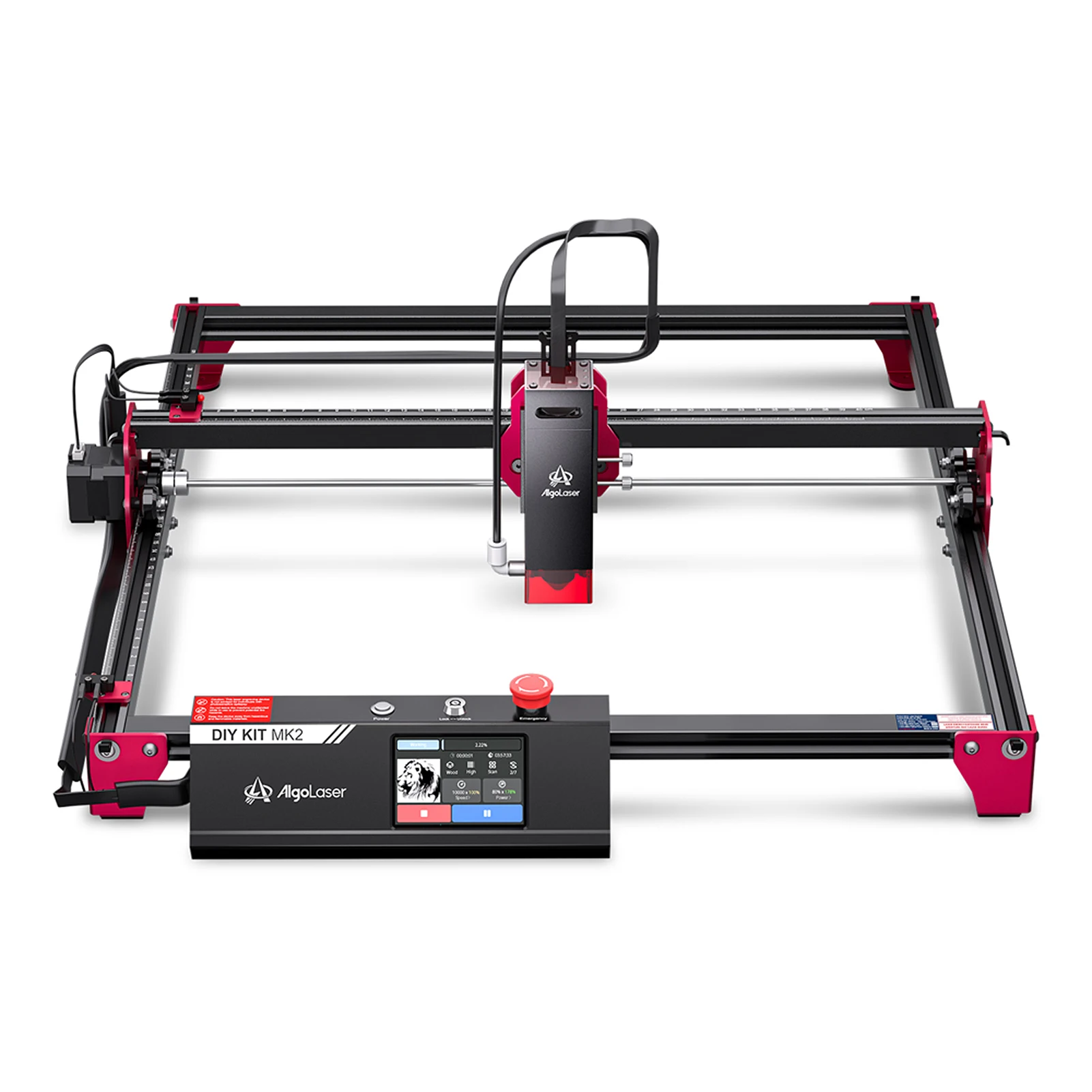 

New ALgolaser DIY KIT MK2 Laser Engraver 10W Laser Power 12000mm/min Laser Cutting Engraving Machine 400*435mm Work Area Smart
