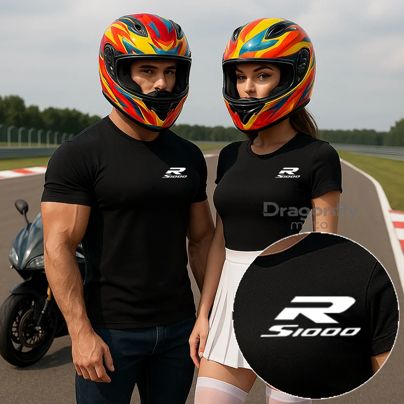 

S1000R Logo Motorcycles T Shirts Fashion Men Summer Short Sleeve Cotton Bultaco Man Tshirt For BMW S1000R S1000 R S 1000 R 2017
