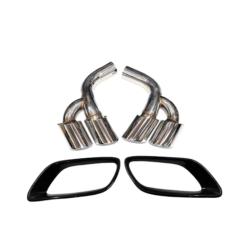 

Hot selling:For X6 2008-2013 35i Round Upgrade E71 50i M50D Silver Rectangle Muffler Tip and Four Outlet Rou