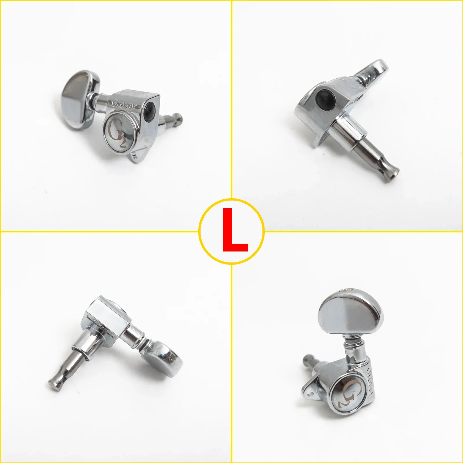 موالف جيتار كروم 301 خيارات كبيرة الحجم 3L3R 6L 6R لترقية أو إصلاح أجزاء الجيتار الكهربائي الصوتي #3