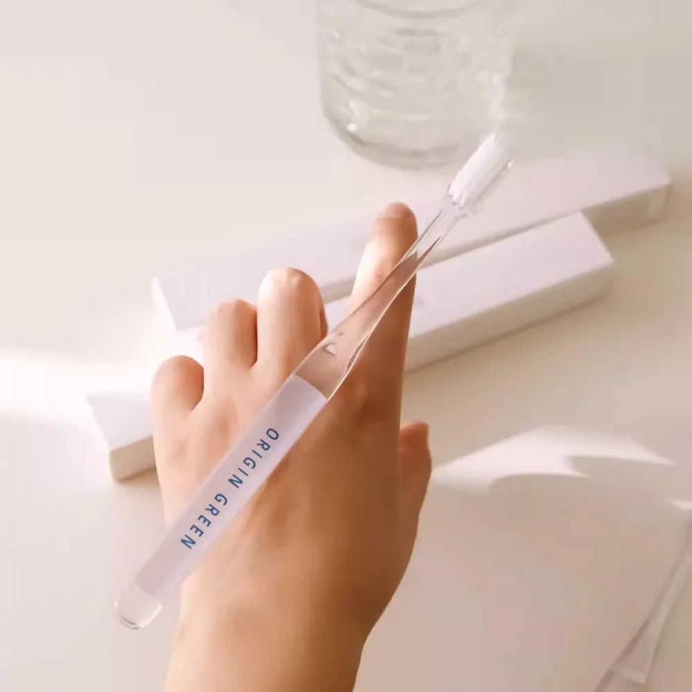 1Pc Adult Toothbrush Ultra Soft-bristled Toothbrush Transparent Toothbrush for Sensitive Gums Extra Toothbrushes Sensitive Teeth