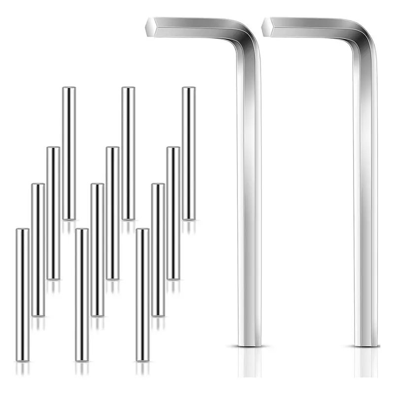 HOT-Door Closing Hinge Pin Spring Loaded Spring Hinge Tension Pin Replacement Kit,Metal Pin Nail For Self Closing Door Hinge,Doo