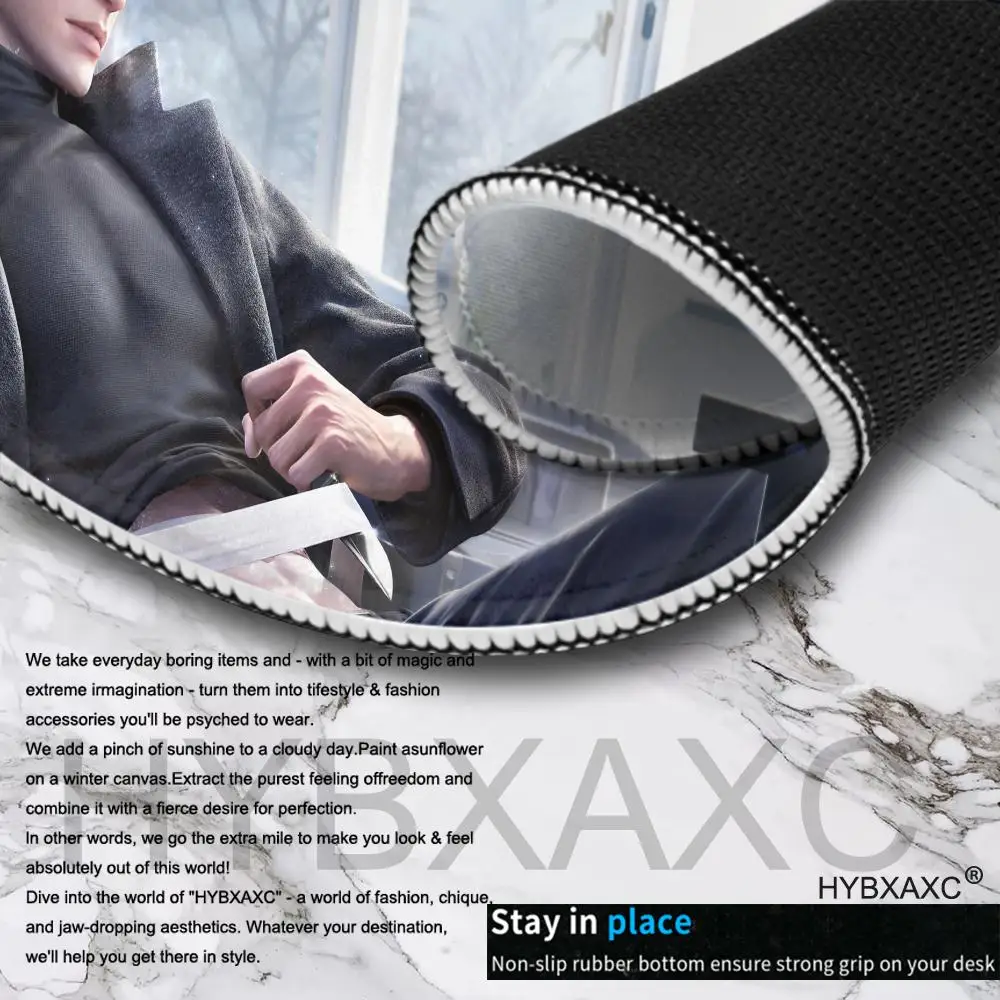 Mouse Pad Game Love And D-deepspace Keyboard Pad Office PC Zayne Gamer Cabinet Mousepad Laptop Anime Man Black Extended Desk Mat