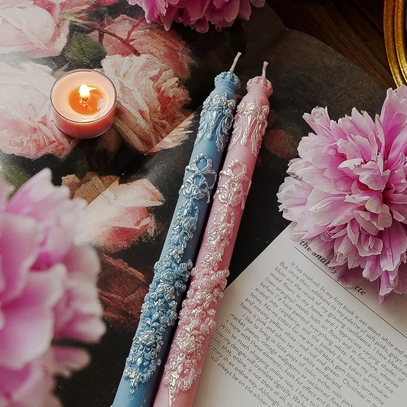 2pcs Scented Party Candles Soy Wax Home Decoration Wedding Candles Romantic Birthday Gifts
