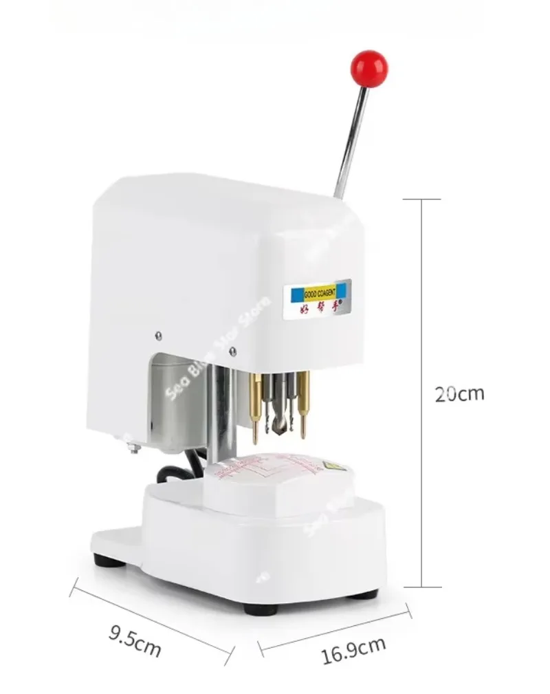 

220VGlasses lens sample template punching machine three-hole mechanism mold with LED light optical shop equipment instrument