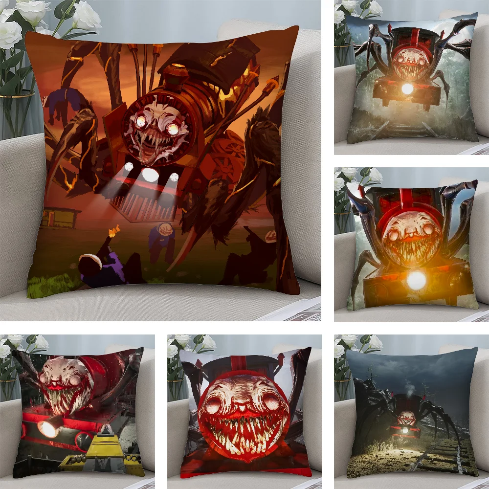 C-Choo-Choo C-Charles Pillow Case Short Plush Pillow Covers Sofa Decorative Gift Home Double-sided Printing Cushion Cover