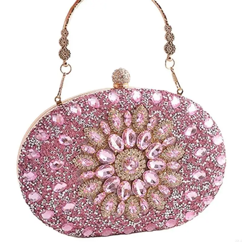 

Trendy Party Bags with Delicate Diamond Embellishments Dress Bag Elegant Purse 20CA