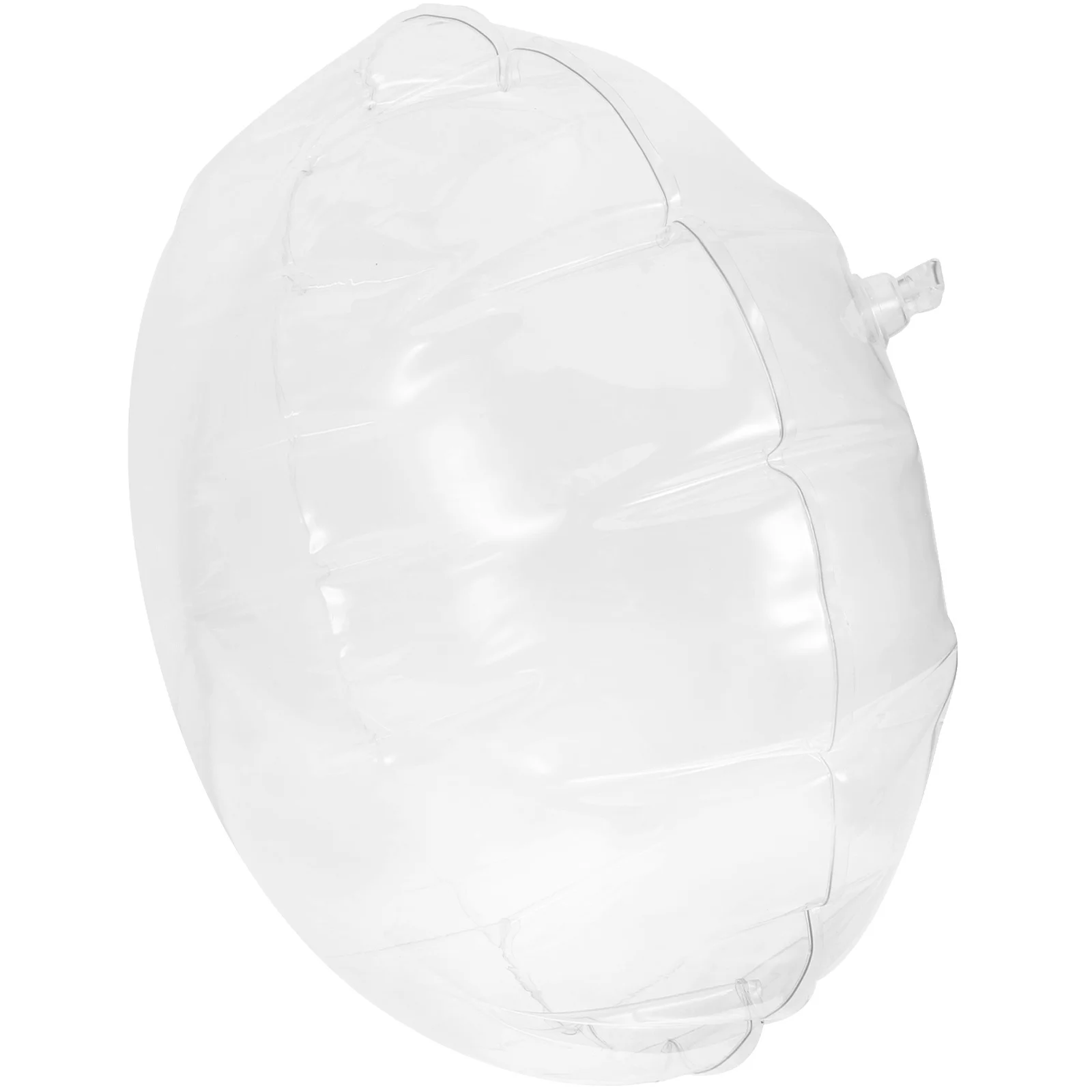 

Transparent Round Inflatable Pillow Portable Lightweight Travel Cushion for Camping Outdoor Car Home Office Sofa Clear Cushion