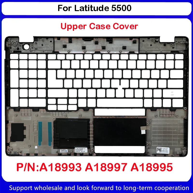 Cubierta superior para reposamanos DELL Latitude 5500, accesorio de color negro, táctil, 03VWH7, A18997, A18999, A18998, nuevo