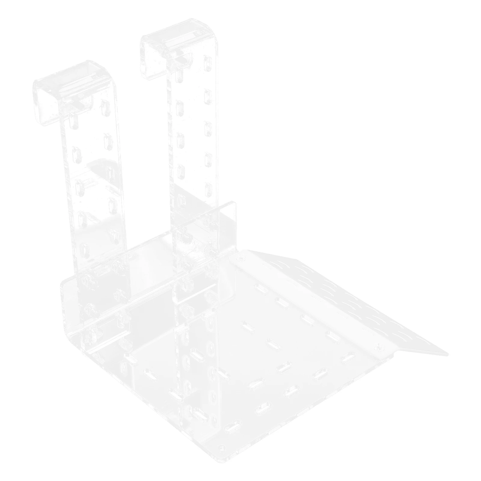 

Turtle Basking Platform Transparent Acrylic Sunbathing Step Hanging Resting Platforms for Aquatic Turtles Fish Tank Decor