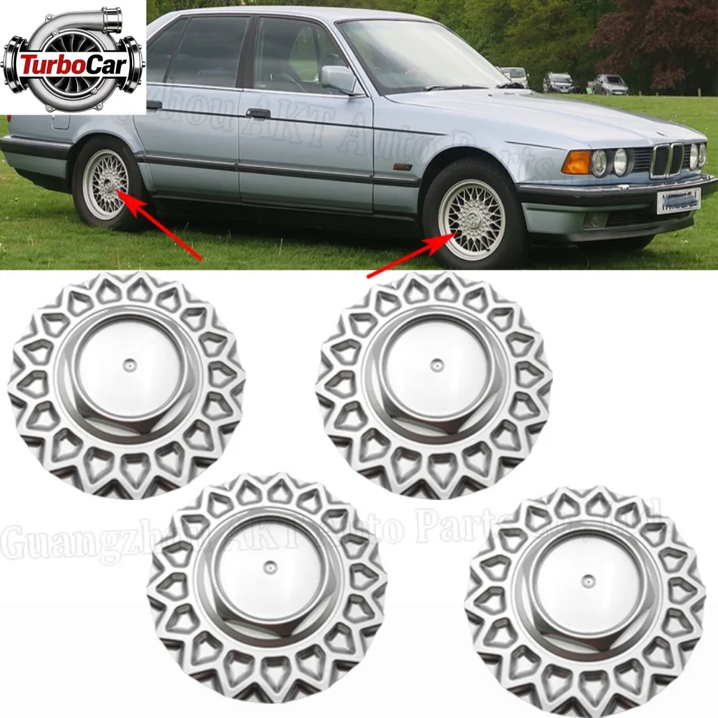 

4pcs 165MM Wheel Center Hub Cap Cover Rims For BMW 5 6 7 Series E34 E24 E32 M6 36131179828