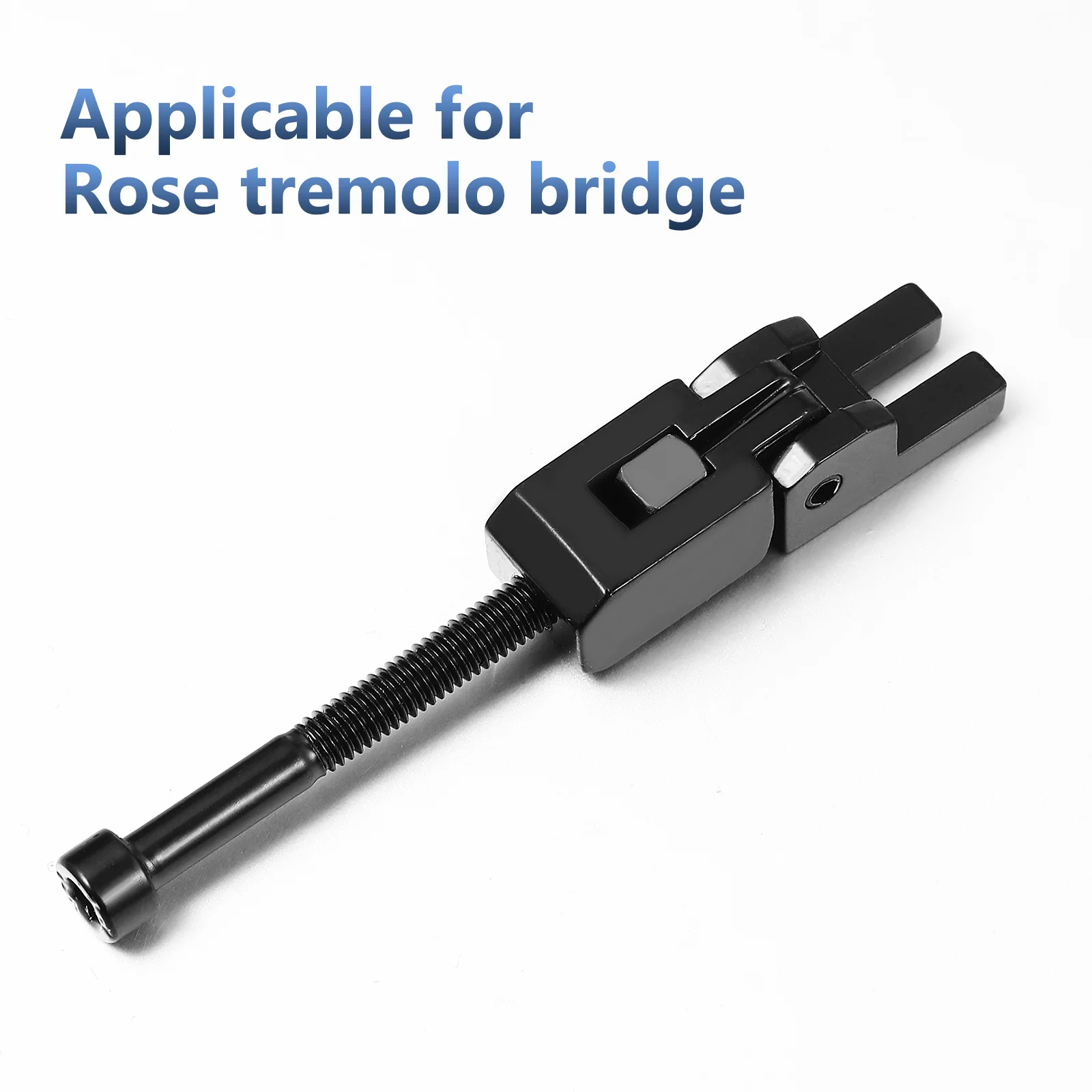 

Double Locking Saddles Replacement Parts For Electric Tremolo Bridge Chrome Plated Durable Sturdy Tuning Stability Metal