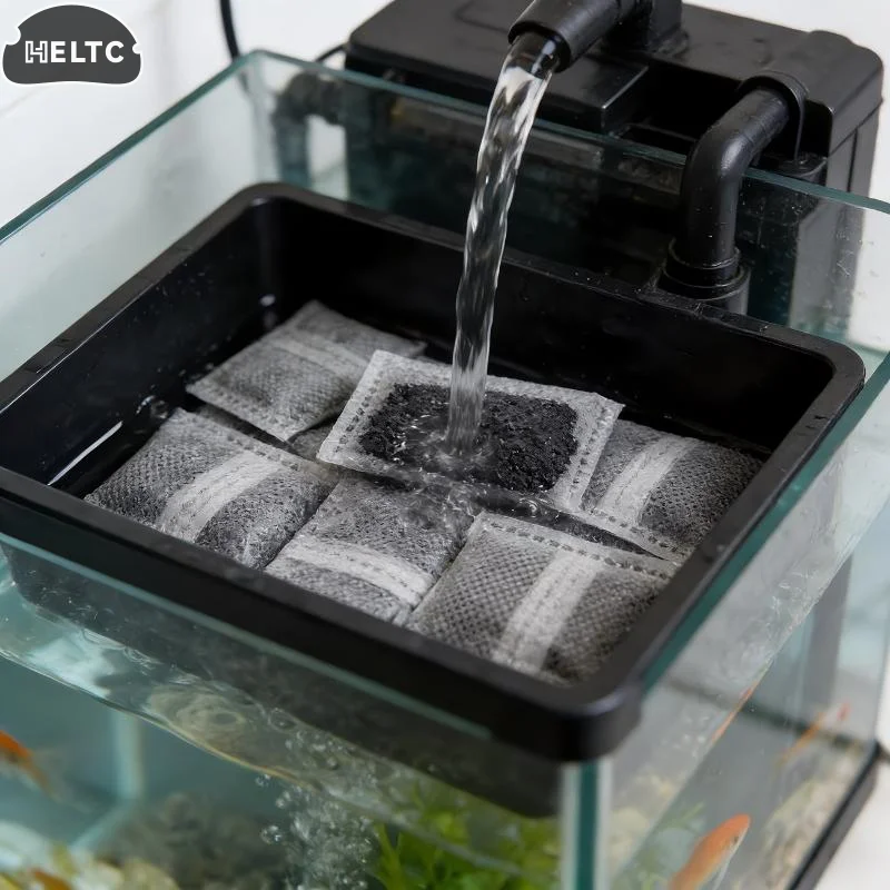 Aquarium Activated Carbon Bags 10 20 40pcs Instant Water Cleaning Purifies Fish Tank Reduces Fish Stress for Hobby Aquariums