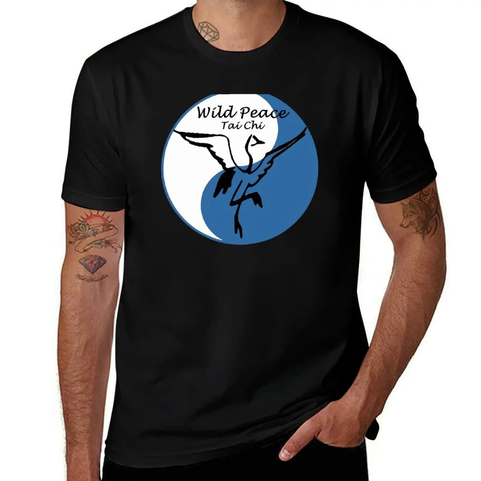 

Wild Peace Tai Chi logo lg T-Shirt Casual Trendy Short Sleeve T-Shirt