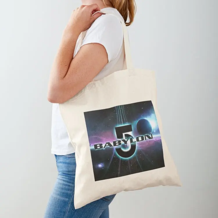 

Babylon 5 logo Tote Bag custom canvas bag shopping bag Customizable tote shoping