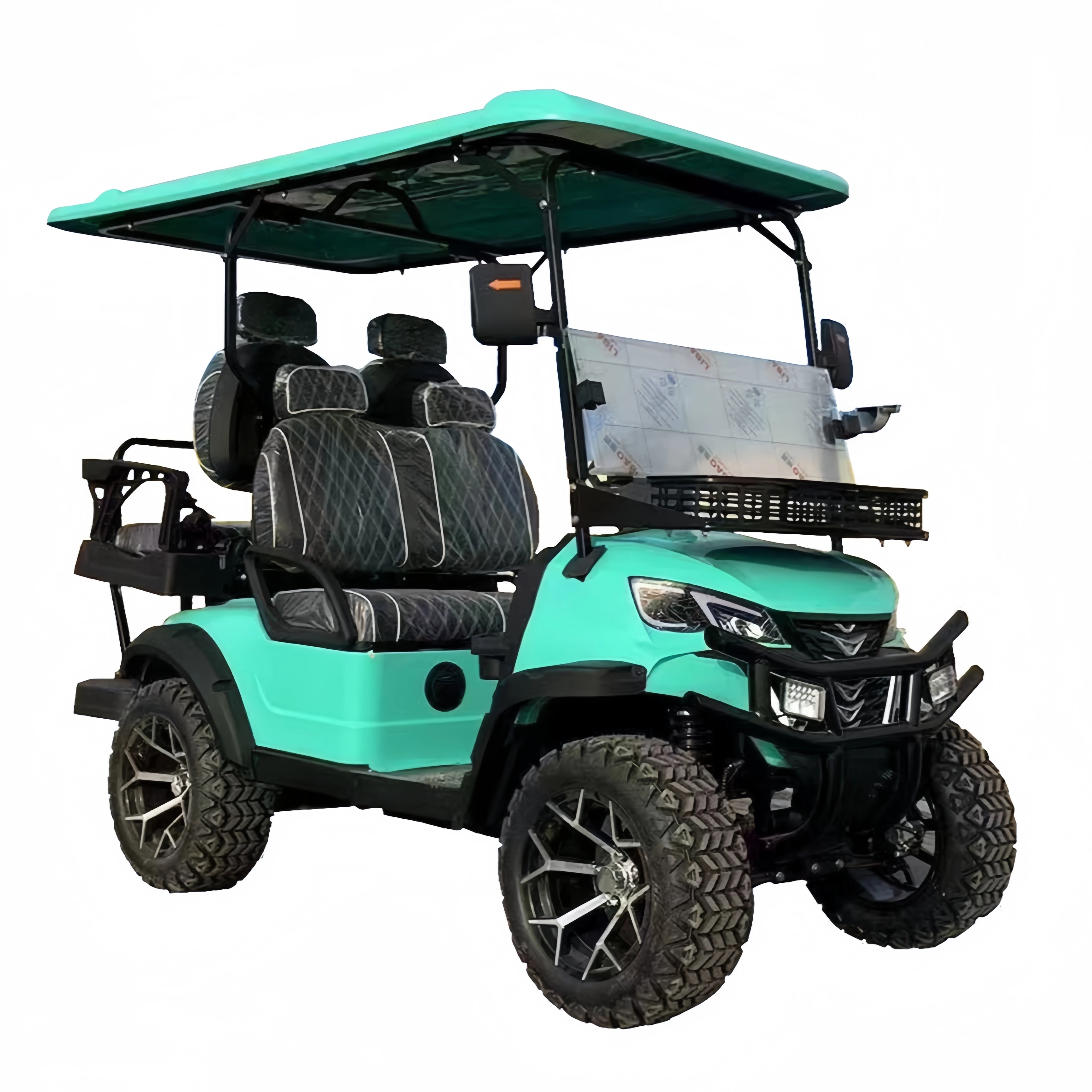 cheap 10+2 seater electric golf cart chassis with CE approved