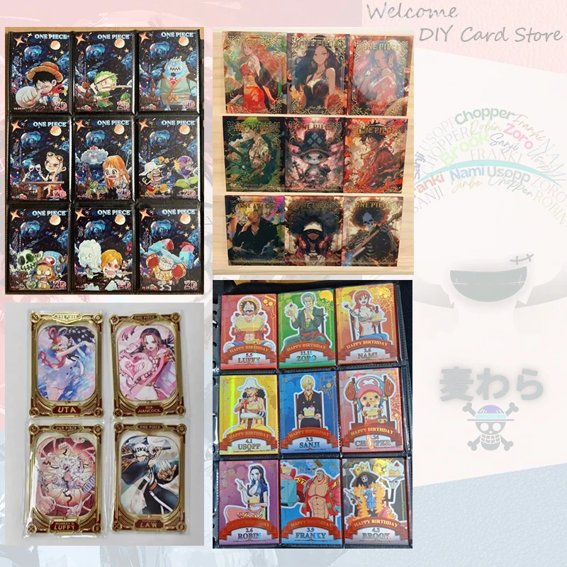 Japanese Anime ONE PIECE Card Set GBR LSP FR Shirahoshi Perona Vinsmoke Reiju Boa Hancock Nami Nefertari D. Vivi Collected Cards