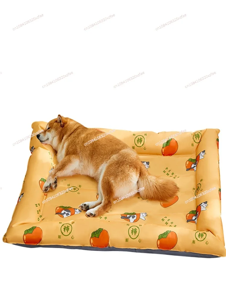 

Pet Ice Nest Summer Dog Sleeping with Dog Cushion Ice Bed Summer Scratch Resistant Cat Sleeping Pad Cooling Ice Pad Kennel