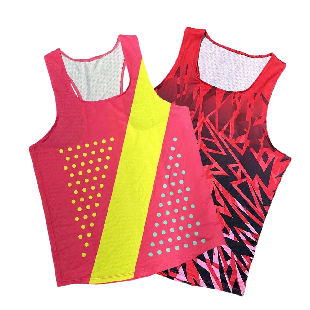 Brand Run Athletics Tank Top Runnning Speed Vest Fitness Shirt Mens Clothing Guys Sleeveless Track Field Singlet Customization