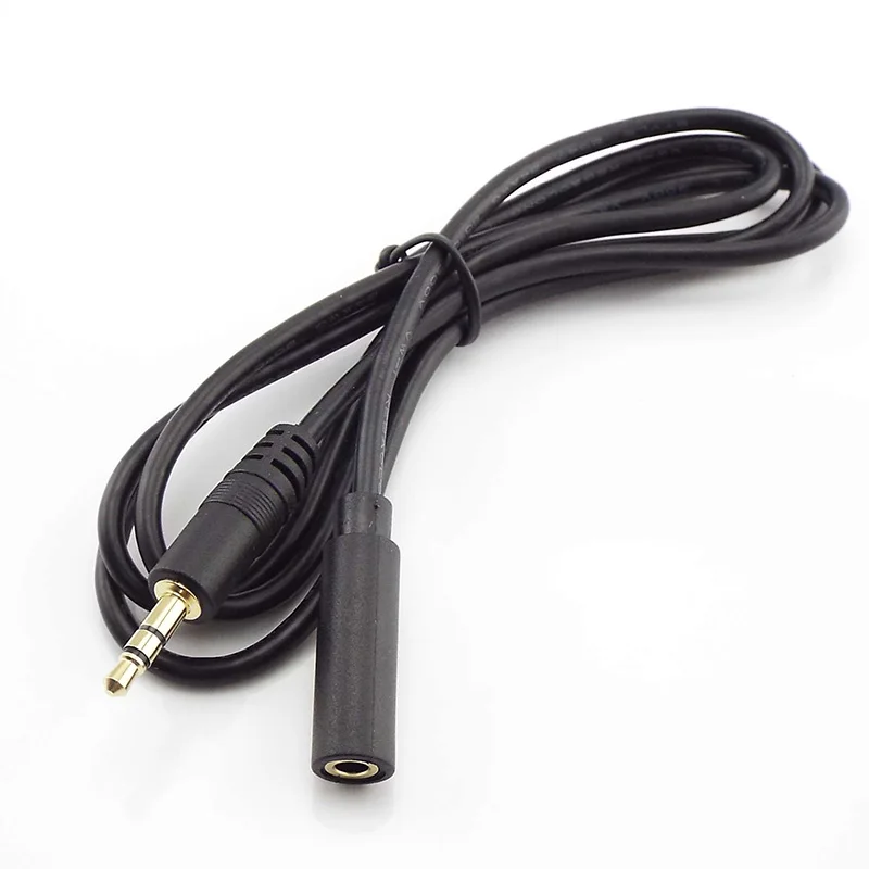 1/2/3/m Male to Female 3.5mm AUX Jack Audio Extension Cable Cord 3.5 Auxiliary Headphone Earphone Speaker Stereo 3 Pole/4 Pole