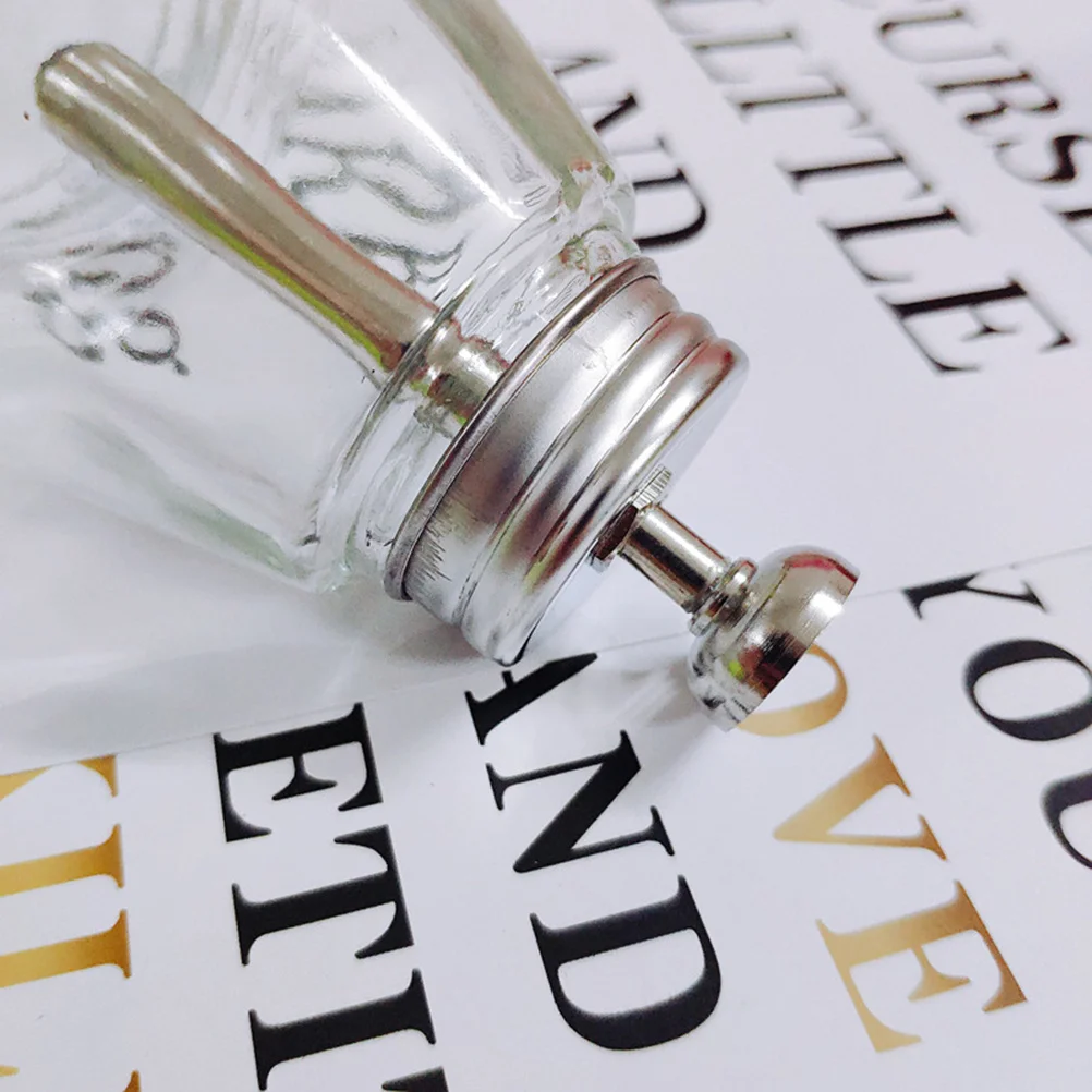 1 قطعة 150 مللي مزيل طلاء الأظافر زجاجة التعبئة والتغليف الفرعية موزع سائل مع مضخة قابلة للقفل مكبس من الفولاذ المقاوم للصدأ للسفر المحمول #3