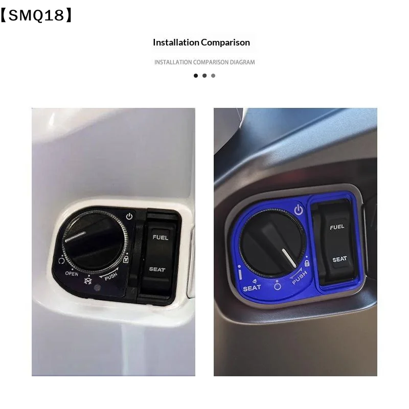 1Pcs Motorcycle Accessories Smart Key Switch Cover For GTRS / GIORNO+ / LEAD-125 / PCX-160 / CLICK-160 / SCOOPY NEW 2025【SMQ】