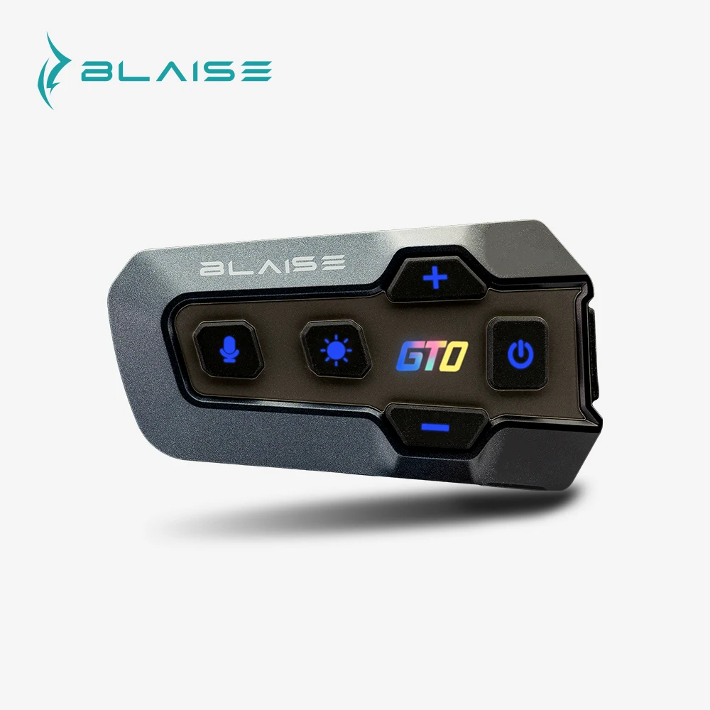 BLAISE GT0 Motorrad-Bluetooth-Headset, Dual-Bluetooth 5.4, 1000mAh Akku, KI-Sprachsteuerung, wasserdichter Kopfhörer mit Geräuschunterdrückung
