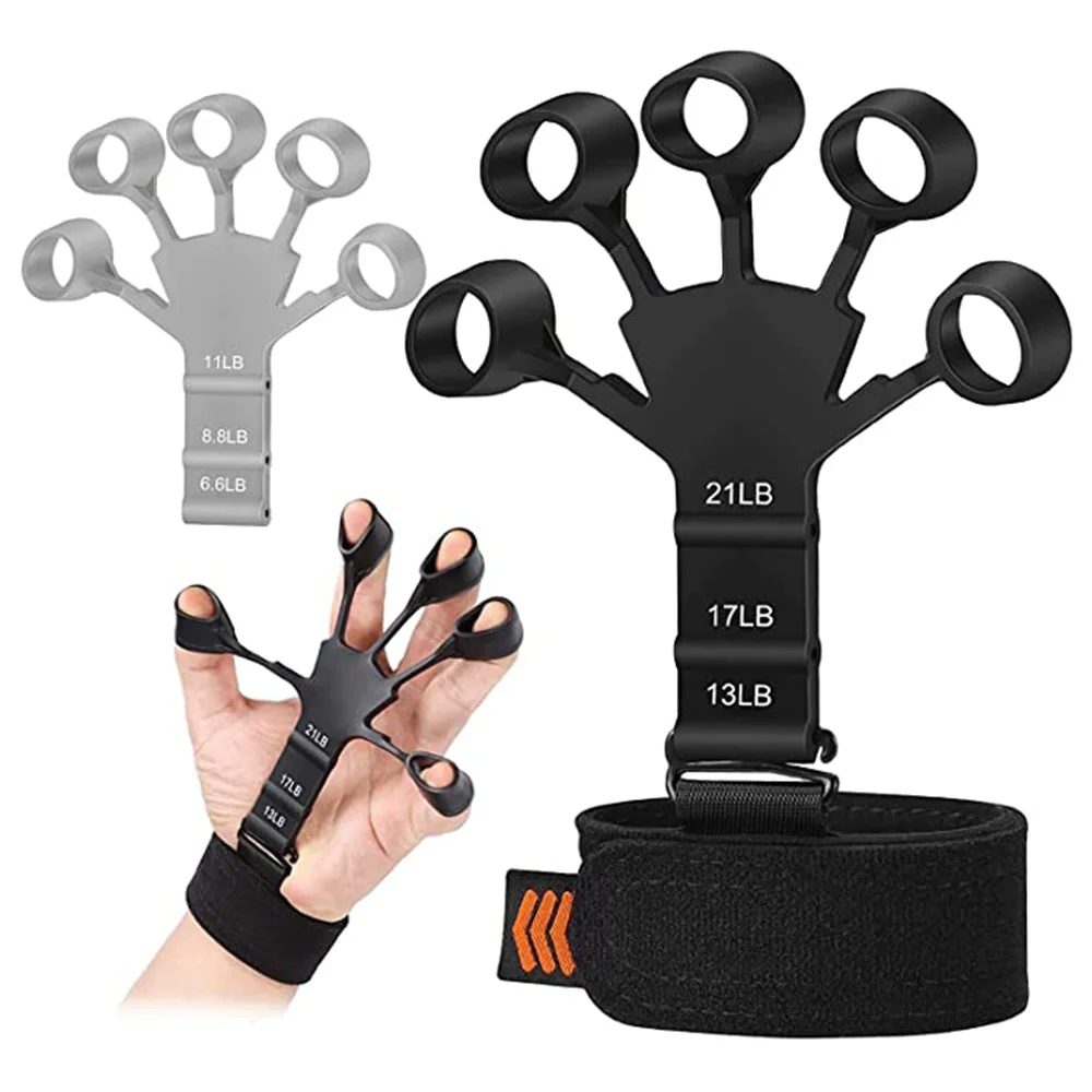 

1Pcs Silicone Gripster Grip, Finger Stretcher, Rehabilitation Training Equipment, Suitable for Gym Fitness Training and Exercise