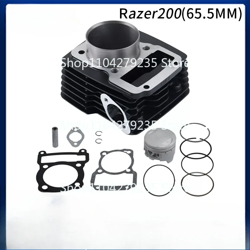 Motorcycle cylinder piston for Veloci Razer200 TY200 TY189 bore 65.5